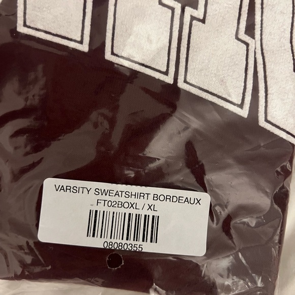 The Bar Maroon Crew Neck Sweater - Picture 2 of 4